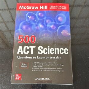 500 ACT Science Prep Book